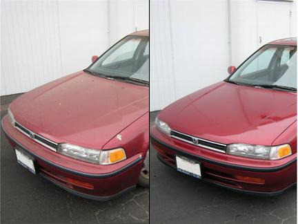 California Mobile Car Wash Before and After